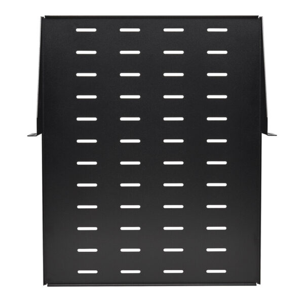 Tripp Lite series SmartRack Center-Mounted Steel Rack Shelf - 2U, Vented, 21.5 in. Deep, Holds up to 100 lb. (45 kg)