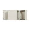 Tripp Lite series SmartRack Industrial Enclosure with Lock - NEMA 4, Wall Mount, Metal Construction, Hinged Back, 28 in. Depth, 12U, Gray