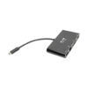 Tripp Lite series USB-C Multiport Adapter - 4K HDMI, VGA, USB 3.x (5Gbps) Hub Port, GbE, HDCP, Black