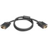 Tripp Lite series VGA High-Resolution RGB Coaxial Cable (HD15 M/M), 3 ft. (0.91 m)