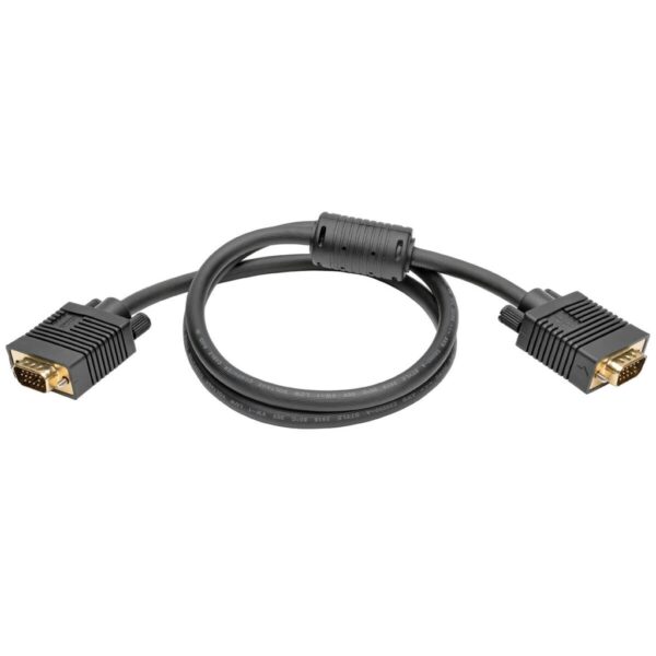 Tripp Lite series VGA High-Resolution RGB Coaxial Cable (HD15 M/M), 3 ft. (0.91 m)