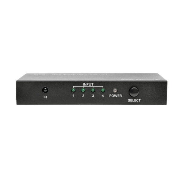 466c119d27750fb491c40d5b8a06e918 Tripp Lite series 4-Port HDMI Switch with Remote Control - 4K 60 Hz, UHD, 4:4:4, HDR, 3D