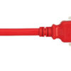 Tripp Lite series PDU Power Cords, C19 to P-Lock C20 - Heavy-Duty, 20A, 250V, 12 AWG, 3 ft. (0.9 m), Red, 6 Pack