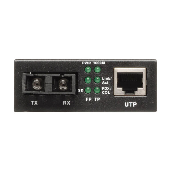 468121c4930033ee928f8106c56ab1b1 Tripp Lite series Gigabit Multimode Fiber to Ethernet Media Converter, 10/100/1000 to 1000BaseLX SC, 2km, 1310nm