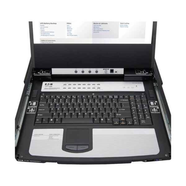 46d1345ae01c917998a42a01507f8ef6 Tripp Lite series NetDirector 16-Port DisplayPort KVM Switch Console with 17 in. LCD, Dual Rail, 1U Rack-Mount, TAA