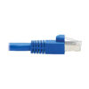 Tripp Lite series Cat6 Keystone Jack Cable Assembly - Unshielded, PoE+, RJ45 M/F, 18-in. (45.72 cm), Blue, TAA