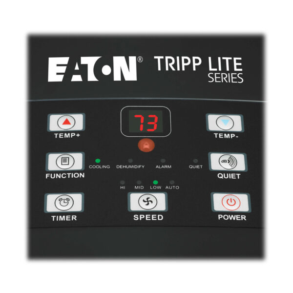 Tripp Lite series Portable AC Unit for Server Rooms - 13,000 BTU (3.8 kW), 120V, R32 Refrigerant, Black