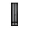 Tripp Lite series 42U SmartRack Shallow-Depth Rack Enclosure Cabinet, Threaded 10-32 Mounting Holes with doors & side panels