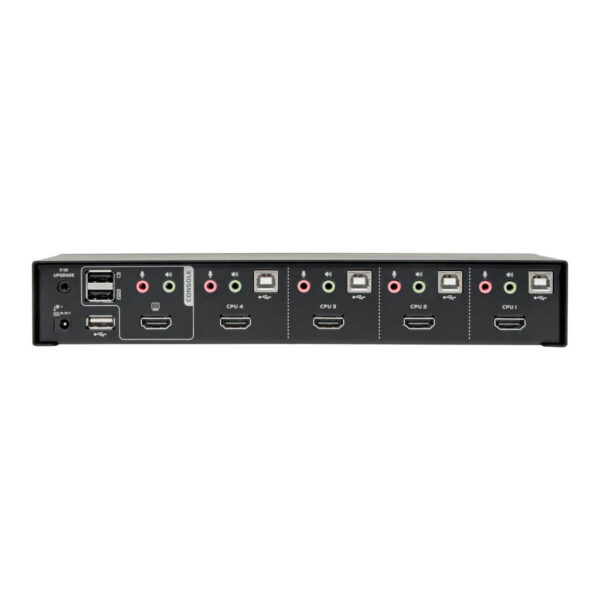 Tripp Lite series 4-Port HDMI/USB KVM Switch with Audio/Video and USB Peripheral Sharing, TAA