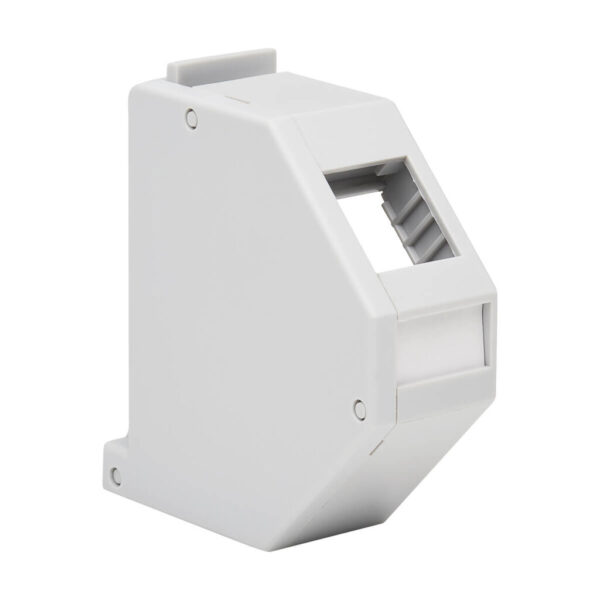 Tripp Lite series DIN-Rail Mounting Enclosure Module for Snap-In Keystone Jacks and Couplers, Left Cover, TAA