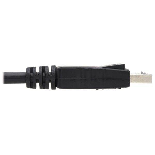 Tripp Lite series DisplayPort Cable with Latching Connectors, 4K 60 Hz (M/M), Black, 6 ft. (1.83 m)