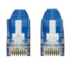 Tripp Lite series Cat6 Gigabit Snagless Molded UTP Ethernet Cable (RJ45 M/M), PoE, CMR-LP, Blue, 6 ft. (1.83 m)
