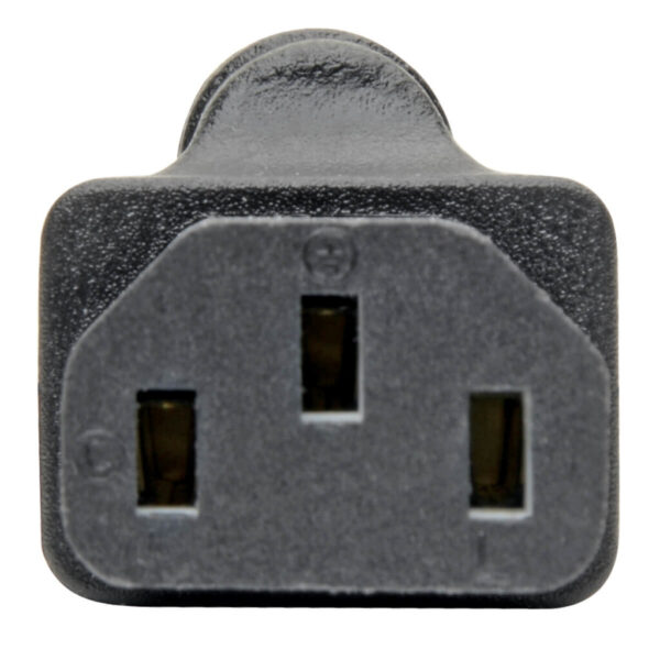 Tripp Lite series Computer Power Cord Adapter, NEMA 5-15P to C13 - 15A, 125V, Black