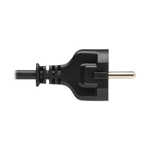 4839b44a833cf1724147bb7cc1cafbd3 Tripp Lite series PDU Power Cord, Schuko to C13 - 10A, 100-250V, H05VV-F, 2 m (6.6 ft.), Black