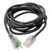 Tripp Lite series Hospital-Grade Power Cord, NEMA 5-15P to C13 - Green Dot, 13A, 125V, 16 AWG, 15 ft. (4.57 m), Clear Plugs