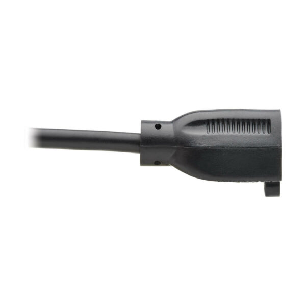 48904ce805ad2ae2ff2432ac12a0dd03 Tripp Lite series Power Extension Cord, NEMA 5-15P to NEMA 5-15R - 13A, 120V, 16 AWG, 1 ft. (0.3 m), Black