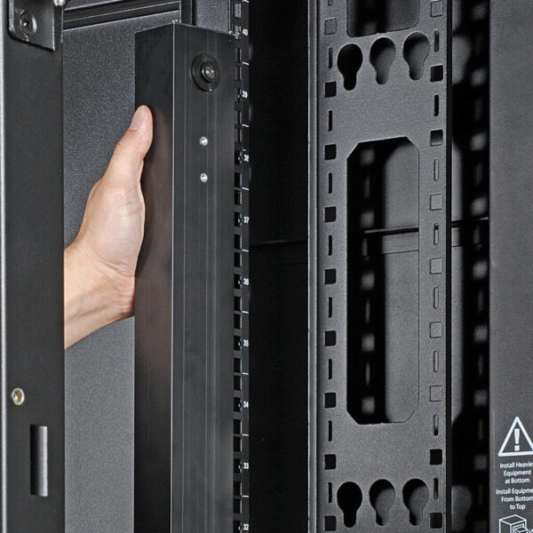 Tripp Lite series 14.5kW 200-240V 3PH Monitored PDU - LX Interface, Gigabit, 48 Outlets, IEC 309 60A Blue Input, LCD, 3 m Cord, 0U 1.8 m Height, TAA