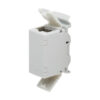 Tripp Lite series Cat6a Shielded In-Line DIN-Rail Mountable Snap-In Coupler (RJ45 F/F), TAA