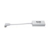 Tripp Lite series USB-C to Gigabit Network Adapter with Right Angle USB-C, Thunderbolt 3 Compatibility - White
