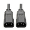 Tripp Lite series 1.44kW 120V Single-Phase ATS/Local Metered PDU - 8 NEMA 5-15R Outlets, Dual 5-15P Inputs, 12 ft. Cords, 1U, TAA