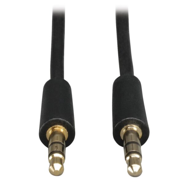 Tripp Lite series 3.5mm Mini Stereo Audio Cable for Microphones, Speakers and Headphones (M/M), 15 ft. (4.57 m)