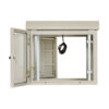 49631c75e830355b42934a06de2e7c1e Tripp Lite series SmartRack Industrial Enclosure - NEMA 3R, Wall Mount, Metal, Locking, Hinged Back, Fan With Thermal Switch, 32 in. Depth, 9U, Gray