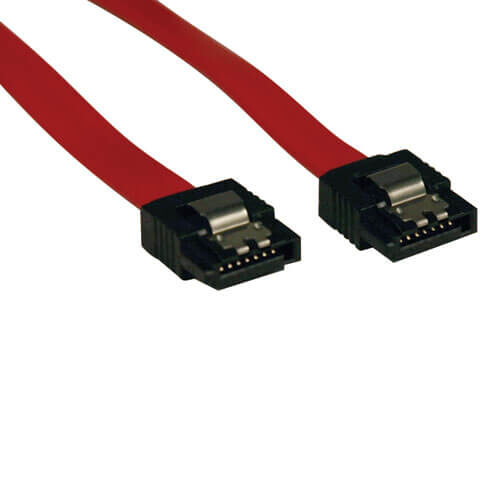 Tripp Lite series Serial ATA (SATA) Latching Signal Cable (7Pin/7Pin), 19-in. (48.26 cm)
