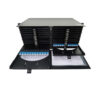 49864c47d395b785d4cd284d0ff4a077 Tripp Lite series High-Density Panel Fiber Splice Enclosure - 24 Splicing Cassettes, 576 LC/UPC SM 0.9 mm, 1.5 m Pigtail, 4U Rack