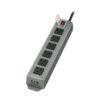 Tripp Lite series Industrial Power Strip Metal, Lighted Power Switch, 6-Outlet, 6 ft. (1.8 m) Cord
