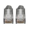 49a1aae2040fef43301be8c243380a73 Tripp Lite series Cat6 Gigabit Snagless Molded (UTP) Ethernet Cable (RJ45 M/M), PoE, Gray, 6-in. (15.24 cm)
