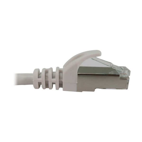 Tripp Lite series Cat6a 10G Snagless Shielded Slim STP Ethernet Cable (RJ45 M/M), PoE, White, 3 ft. (0.9 m)