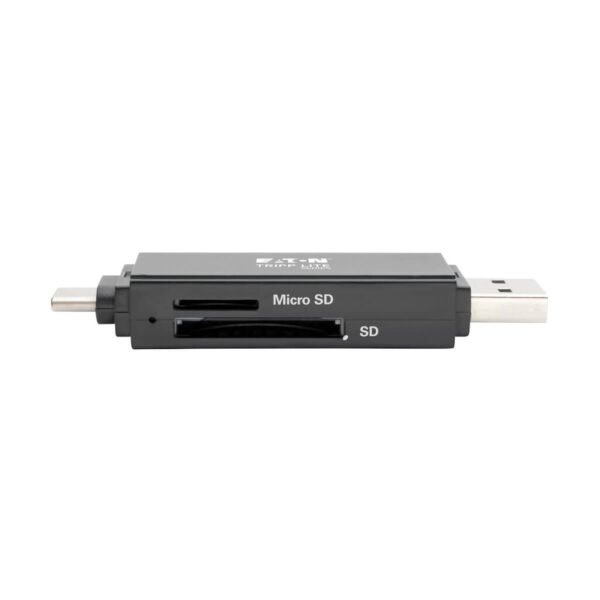 49eb04922b8091f4996c8ad8293972b9 Tripp Lite series USB-C Memory Card Reader, 2-in-1 USB-A/USB-C, USB 3.1 Gen 1
