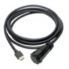 Tripp Lite series High-Speed HDMI Cable (M/M) - 4K 60 Hz, HDR, Industrial, IP68, Hooded Connector, Black, 12 ft.