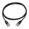 4a3e22a3e9fef65adf2dd0f34b4e79e2 Tripp Lite series Cat6a 10G Snagless Molded Slim UTP Ethernet Cable (RJ45 M/M), Black, 4 ft. (1.22 m)