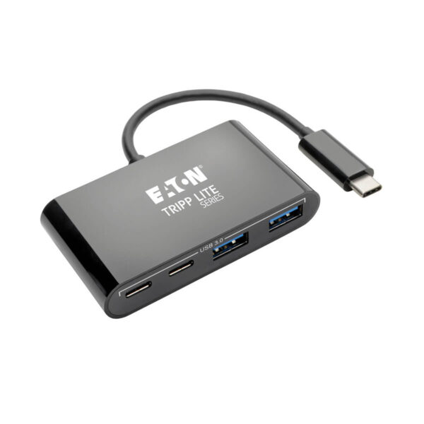 4a436997ae1e7712c336b76d14c51184 Tripp Lite series 4-Port USB-C Hub, USB 3.x (5Gbps), 2x USB-A, 2x USB-C, Black