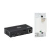 4a530e8b718beb1320dd88ee6a8872b5 Tripp Lite DisplayPort to HDMI over Cat6 Extender Kit, Box Transmitter/Wall Plate Receiver, 4K 60 Hz, PoC, HDCP 2.2, 230 ft., TAA - B127A-1A1-BDFH