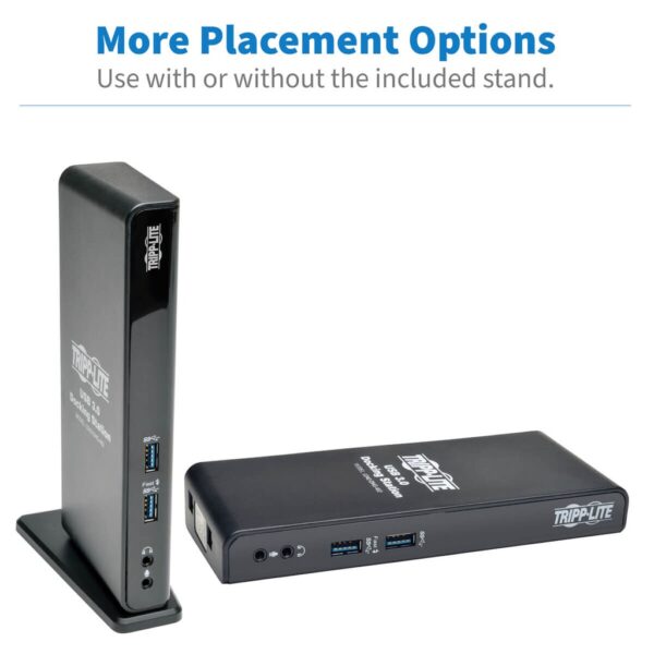 Tripp Lite series USB 3.x (5Gbps) Laptop Dock - HDMI, DVI Video, Audio, USB, Ethernet