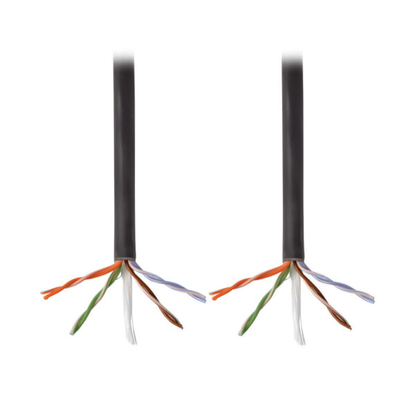 4a8b5f103e04ed36a99ddcd0d3e3654a Tripp Lite series Cat5e 350 MHz Solid Core Plenum-Rated (UTP) PVC Bulk Ethernet Cable - Black, 1000 ft. (304.8 m), TAA