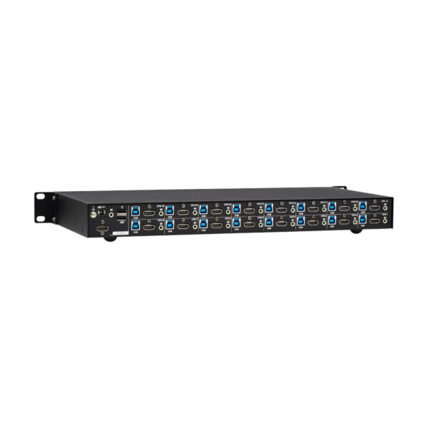 4ab0d9f34fe68c3779d64679d03cbe54 Tripp Lite series 16-Port 4K HDMI/USB KVM Switch - 4K 60 Hz Video/Audio, USB Peripheral Sharing, 1U Rack-Mount, TAA