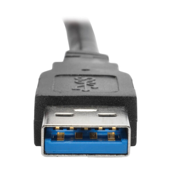4acd8caa0883155aa982f528957ca71f Tripp Lite series USB 3.0 All-in-One Keystone/Panel Mount Extension Cable (M/F), Angled Connector, Black, 1 ft. (0.31 m)