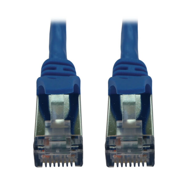 Tripp Lite series Cat6a 10G Snagless Shielded Slim STP Ethernet Cable (RJ45 M/M), PoE, Blue, 5 ft. (1.5 m)