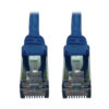 4afbcf29b90104c3b351cb91f552d356-2 Tripp Lite series Cat6a 10G Snagless Shielded Slim STP Ethernet Cable (RJ45 M/M), PoE, Blue, 7 ft. (2.1 m)