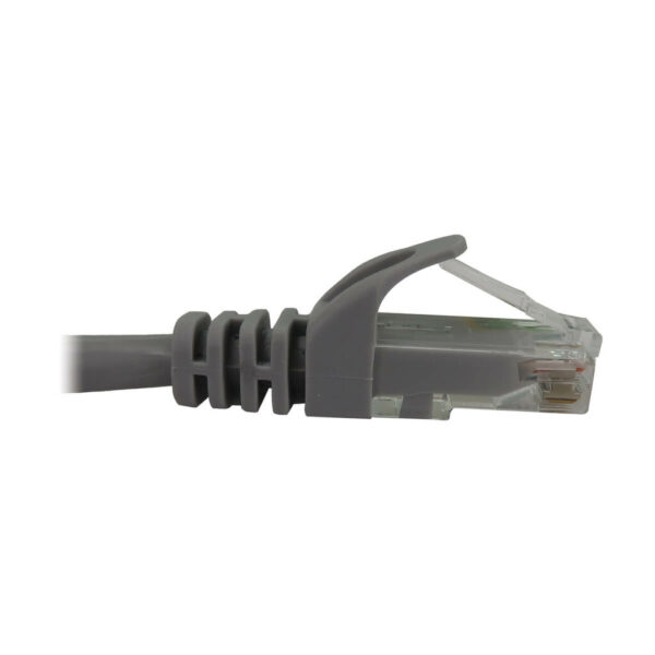 Tripp Lite series Cat6a 10G Snagless Molded UTP Ethernet Cable (RJ45 M/M), PoE, Gray, 2 ft. (0.6 m)