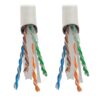 Tripp Lite series Cat6 Gigabit Solid Core UTP PVC Bulk Ethernet Cable, White, 1000 ft. (304.8 m), TAA