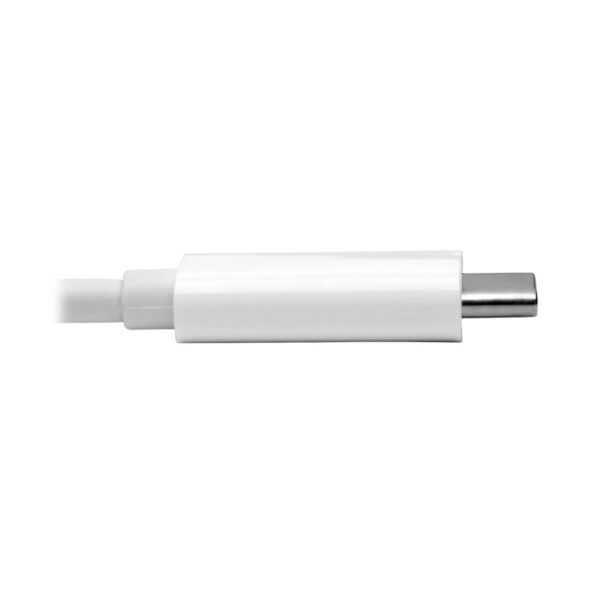 Tripp Lite series USB-C to HDMI Adapter (M/F) - 4K 60 Hz, 60W PD Charging, HDCP 2.2, White
