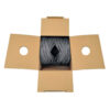 Tripp Lite series Cat6 Gigabit Solid Core UTP Bulk Ethernet Cable, CMP-LP 0.5A Plenum, 100W PoE/PoE++, Gray, 1000 ft. (304.8 m)