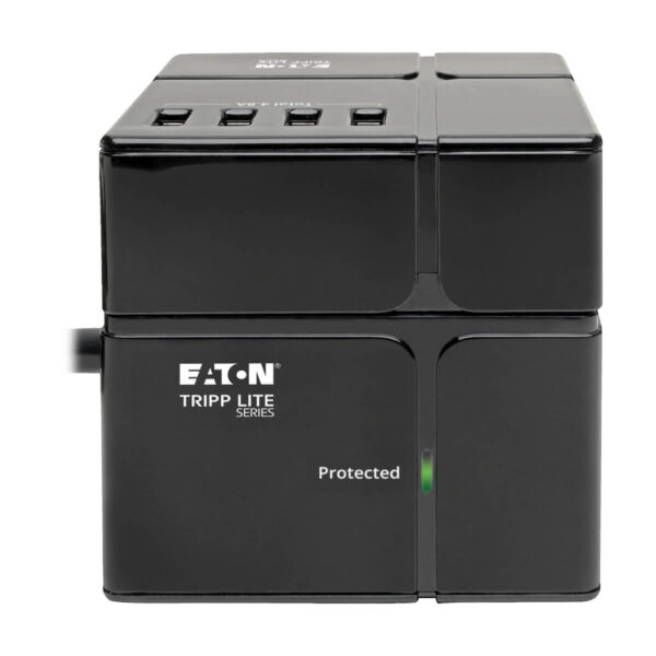 4b70598ee443191f586fe4c5a6a4aec3 Tripp Lite series Safe-IT 3-Outlet Cube Surge Protector, 5-15R Outlets, 6 USB Charging Ports, 8 ft. (2.4 m) Cord, Antimicrobial Protection