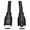 Tripp Lite series High Speed HDMI Cable with Ethernet and Locking Connector, UHD 4K, 24AWG (M/M), 6 ft. (1.83 m)