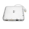 4bc8d875d4e8459293a722376838acf3 Tripp Lite series USB-C Dock, Dual Display - 4K HDMI/mDP, VGA, USB 3.x (5Gbps), USB-A/C Hub, GbE, 60W PD Charging