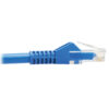 4bde8cf4e997f5c4656a5706a5f6933e-1 Tripp Lite series M12 X-Code Cat6 1G UTP CMR-LP Ethernet Cable (Right-Angle M12 M/RJ45 M), IP68, PoE, Blue, 2 m (6.6 ft.), TAA